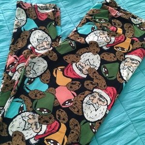 Lularoe Tc Santa leggings